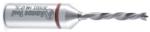 Amana 301003 Brad Point Solid Carbide Boring Bit, 57mm OAL x 10mm Shank - 3.0mm Cutting Diameter; Left Rotation; 18mm Boring Height