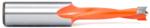 Amana 301055 Brad Point Left-Handed Boring Bit, 57mm OAL x 10mm Shank - 5.5mm Cutting Diameter; 27mm Cutting Height, Carbide Tipped
