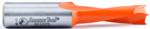 Amana 301075 Brad Point Left-Handed Boring Bit, 57mm OAL x 10mm Shank - 7.5mm Cutting Diameter; 27mm Cutting Height, Carbide Tipped