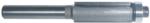 MAGNATE 302 Flush Trim 2-Flute Router Bit - 3/8" Overall Diameter; 1" Cutting Length; 1/4" Shank Diameter; BR-02 Bearing; 1-1/4" Shank Length; Carbide Tipped