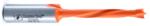 Amana 302005 Brad Point Left-Handed Boring Bit, 77mm OAL x 10mm Shank - 5.0mm Cutting Diameter; 44mm Cutting Height, Carbide Tipped