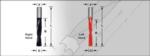 Amana 302090 Brad Point Boring Bit - 77MM Long, 10MM Shank - Left Hand Rotation; 9.0mm Cutting Diameter; 77mm Overall Length; 44mm Boring Height