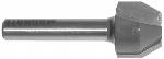 MAGNATE 3030 Bevel & Flush Trimming Router Bit - 30 Degree; 5/8" Cutting Diameter; 1/2" Cutting Height; 1/4" Shank Diameter; 1-1/4" Shank Length; 2-Flute Carbide Tipped