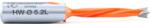 Amana 304052 Brad Point Left-Handed Boring Bit, 70mm OAL x 10mm Shank - 5.2mm Cutting Diameter; 35mm Cutting Height, Carbide Tipped