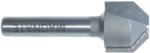 MAGNATE 3045 Bevel & Flush Trimming Router Bit - 45 Degree; 5/8" Cutting Diameter; 1/2" Cutting Height; 1/4" Shank Diameter; 1-1/4" Shank Length; 2-Flute Carbide Tipped