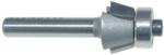 MAGNATE 3101 Bevel Trim Router Bit With Bearing - 15 Degree; 2 Flute; 1/4" Cutting Height; 1/4" Shank Diameter; 1-1/4" Shank Length; Comes with a Magnate BR-03 bearing.; Carbide Tipped