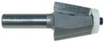 MAGNATE 3122 Bevel Undermount Bowl Router Bit - 10 Degree; 1-1/4" Cutting Height; 1-5/16" Overall Diameter; 1-3/4" Shank Length; BR-52 Bearing; 1/2" Shank Diameter, 2-Flute Carbide Tipped