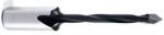 Amana 314004 Through-Hole Right-Handed Boring Bit, 70mm OAL x 10mm Shank - 4mm Cutting Diameter; V-Point, 40mm Cutting Height, Carbide Tipped