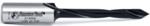 Amana 314005 Through-Hole Right-Handed Boring Bit, 70mm OAL x 10mm Shank - 5mm Cutting Diameter; V-Point, 40mm Cutting Height, Carbide Tipped