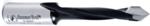 Amana 314007 Through-Hole Right-Handed Boring Bit, 70mm OAL x 10mm Shank - 1/4" Cutting Diameter; V-Point, 40mm Cutting Height, Carbide Tipped