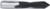 Amana 314009 Through-Hole Right-Handed Boring Bit, 70mm OAL x 10mm Shank - 3/8" Cutting Diameter; V-Point, 40mm Cutting Height, Carbide Tipped
