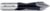 Amana 314012 Through-Hole Right-Handed Boring Bit, 70mm OAL x 10mm Shank - 12mm Cutting Diameter; V-Point, 40mm Cutting Height, Carbide Tipped