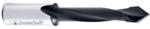 Amana 314070 Through-Hole Right-Handed Boring Bit, 70mm OAL x 10mm Shank - 7mm Cutting Diameter; V-Point, 40mm Cutting Height, Carbide Tipped
