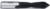Amana 314090 Through-Hole Right-Handed Boring Bit, 70mm OAL x 10mm Shank - 9mm Cutting Diameter; V-Point, 40mm Cutting Height, Carbide Tipped