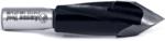 Amana 314113 Through-Hole Right-Handed Boring Bit, 70mm OAL x 10mm Shank - 5/8" Cutting Diameter; V-Point, 40mm Cutting Height, Carbide Tipped