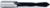 Amana 315070 Through-Hole Right-Handed Boring Bit, 77mm OAL x 10mm Shank - 7mm Cutting Diameter; V-Point, 45mm Cutting Height, Carbide Tipped