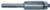 MAGNATE 320 Flush Trim Router Bit, 3 Degree Down Shear - 1/2" Overall Diameter; 1" Cutting Length; 1/4" Shank Diameter; 1-1/4" Shank Length; BR-03 Bearing; 2-Flute Carbide Tipped