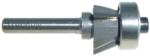 MAGNATE 3202B Bevel Trim Router Bit With Bearing - 22 Degree; 3 Flute; 3/8" Cutting Height; 1/4" Shank Diameter; 1-1/4" Shank Length; Comes with a Magnate BR-08 bearing,1/16" Overhang; Carbide Tipped