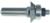 MAGNATE 3204 Bevel Trim Router Bit With Bearing - 45 Degree; 4 Flute; 1/4" Cutting Height; 1/2" Shank Diameter; 1-1/2" Shank Length; Comes with a Magnate BR-06 bearing.; Carbide Tipped
