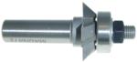 Magnate 3204 Bevel Trim With Bearing Router Bit - 45 Degree; 4 Flute; 1/4" Cutting Height; 1/2" Shank Diameter; 1-1/2" Shank Length; Comes with a Magnate BR-06 bearing.