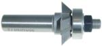 MAGNATE 3204 Bevel Trim Router Bit With Bearing - 45 Degree; 4 Flute; 1/4" Cutting Height; 1/2" Shank Diameter; 1-1/2" Shank Length; Comes with a Magnate BR-06 bearing.; Carbide Tipped