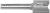 MAGNATE 3301 Mortising Router Bit - 1/2" Cutting Diameter; 13/32" Cutting Height; 1/4" Shank Diameter; 1-1/4" Shank Length; 2-Flute Carbide Tipped