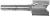 MAGNATE 3302 Mortising Router Bit - 5/8" Cutting Diameter; 9/16" Cutting Height; 1/4" Shank Diameter; 1-1/4" Shank Length; 2-Flute Carbide Tipped