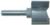 MAGNATE 3304 Mortising Router Bit - 1" Cutting Diameter; 3/4" Cutting Height; 1/4" Shank Diameter; 1-1/4" Shank Length; 2-Flute Carbide Tipped