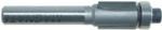 MAGNATE 331 Flush Trim Router Bit, 3 Degree Down Shear - 3/8" Overall Diameter; 1/2" Cutting Length; 1/4" Shank Diameter; 1-1/4" Shank Length; BR-02 Bearing; 2-Flute Carbide Tipped