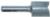 MAGNATE 3312 Mortising Router Bit - 5/8" Cutting Diameter; 3/4" Cutting Height; 1/4" Shank Diameter; 1-1/4" Shank Length; 2-Flute Carbide Tipped