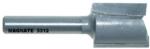 MAGNATE 3312 Mortising Router Bit - 5/8" Cutting Diameter; 3/4" Cutting Height; 1/4" Shank Diameter; 1-1/4" Shank Length; 2-Flute Carbide Tipped