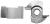 MAGNATE 3348 1/4"-28 Thread Screw Type Mortising Cutter - 1-1/8" Cutting Diameter; 9/16" Cutting Height; 2-Flute Carbide Tipped