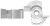 MAGNATE 3349 1/4"-28 Thread Screw Type Mortising Cutter - 1-1/4" Cutting Diameter; 5/8" Cutting Height; 2-Flute Carbide Tipped
