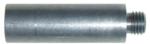 Magnate 3357 5/16"-24 Threaded Arbor for Screw Type Mortising Cutters - 1/4" Thread Height; 1/2" Shank Diameter; 1-3/4" Overall Length