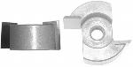 MAGNATE 3379 5/16"-24 Thread Screw Type Mortising Cutter - 1-1/4" Cutting Diameter; 5/8" Cutting Height; 2-Flute Carbide Tipped