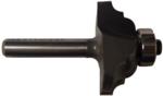 MAGNATE 3401 Classic Router Bit - 5/32" Radius; 1/2" Cutting Length; 1/4" Shank Diameter; 1-1/4" Shank Length; 1-1/4" Overall Diameter; Comes with a Magnate BR-03 bearing.; 2-Flute Carbide Tipped
