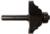 MAGNATE 3403 Classic Router Bit - 7/32" Radius; 5/8" Cutting Length; 1/4" Shank Diameter; 1-1/4" Shank Length; 1-1/2" Overall Diameter; Comes with a Magnate BR-03 bearing.; 2-Flute Carbide Tipped