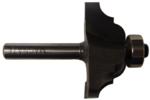 MAGNATE 3403 Classic Router Bit - 7/32" Radius; 5/8" Cutting Length; 1/4" Shank Diameter; 1-1/4" Shank Length; 1-1/2" Overall Diameter; Comes with a Magnate BR-03 bearing.; 2-Flute Carbide Tipped