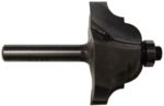 MAGNATE 3405 Classic Router Bit - 1/4" Radius; 3/4" Cutting Length; 1/4" Shank Diameter; 1-1/4" Shank Length; 1-1/2" Overall Diameter; Comes with a Magnate BR-02 bearing.; 2-Flute Carbide Tipped