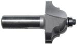 MAGNATE 3406 Classic Router Bit - 1/4" Radius; 3/4" Cutting Length; 1/2" Shank Diameter; 1-1/2" Shank Length; 1-1/2" Overall Diameter; Comes with a Magnate BR-02 bearing.; 2-Flute Carbide Tipped