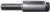 MAGNATE 342 Flush Trim Router Bit, 3 Degree Down Shear - 3/4" Overall Diameter; 1-1/2" Cutting Length; 1/2" Shank Diameter; 1-1/2" Shank Length; BR-08 Bearing; 2-Flute Carbide Tipped