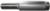 MAGNATE 343 Flush Trim Router Bit, 3 Degree Down Shear - 3/4" Overall Diameter; 2" Cutting Length; 1/2" Shank Diameter; 1-1/2" Shank Length; BR-08 Bearing; 2-Flute Carbide Tipped