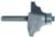 MAGNATE 3453 Classic Double Round Over Router Bit - 1/4" Radius; 11/16" Cutting Length; 1/4" Shank Diameter; 1-1/4" Shank Length; 1-1/2" Overall Diameter; 2-Flute Carbide Tipped with a Magnate BR-03 Bearing