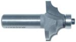MAGNATE 3457 Classic Double Round Over Router Bit - 7/32" Radius; 5/8" Cutting Length; 1/2" Shank Diameter; 1-1/2" Shank Length; 1-3/8" Overall Diameter; 2-Flute Carbide Tipped with a Magnate BR-03 Bearing