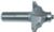 MAGNATE 3458 Classic Double Round Over Router Bit - 1/4" Radius; 11/16" Cutting Length; 1/2" Shank Diameter; 1-1/2" Shank Length; 1-1/2" Overall Diameter; 2-Flute Carbide Tipped with a Magnate BR-03 Bearing