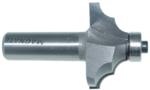 Magnate 3458 Classic Double Round Over Router Bit - 1/4" Radius; 11/16" Cutting Length; 1-1/2" Overall Diameter; 1-1/2" Shank Length; BR-03 Bearing