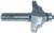 MAGNATE 3459 Classic Double Round Over Router Bit - 3/8" Radius; 7/8" Cutting Length; 1/2" Shank Diameter; 1-1/2" Shank Length; 1-1/2" Overall Diameter; 2-Flute Carbide Tipped with a Magnate BR-03 Bearing