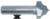 MAGNATE 3481 Double Bead Point Plunge Carbide Tipped Router Bit - 5/16" Radius; 1" Cutting Diameter; 1/2" Shank Diameter; 2" Shank Length; 2-Flute Carbide Tipped