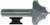 MAGNATE 3484 Double Bead Point Plunge Carbide Tipped Router Bit - 9/16" Radius; 1-1/2" Cutting Diameter; 1/2" Shank Diameter; 2" Shank Length; 2-Flute Carbide Tipped