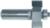 MAGNATE 3502 Rabbeting Router Bit - 3/8" Rabbet Depth; 1/2" Cutting Height; 1/2" Shank Diameter; 1-1/4" Overall Diameter; BR-03 Bearing; 2-Flute Carbide Tipped